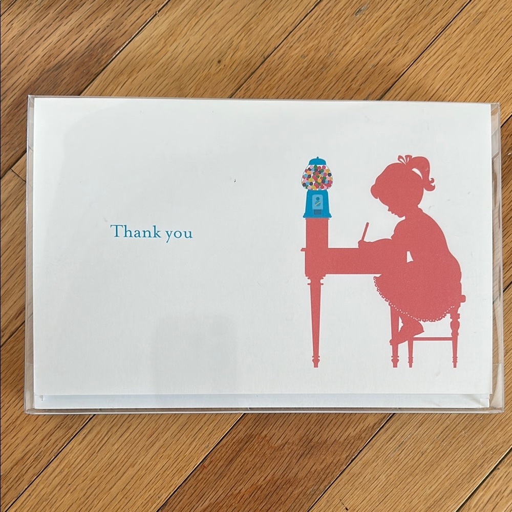 Girls and Boys thank you notes set